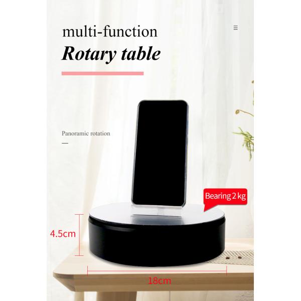 OEM 360 Degree Electric Rotating Turntable Display Stand For Mobile Phone Accessories