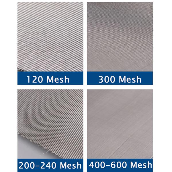 High Precision Dense Dutch Mesh 304 316L Type Filter Cloth For Centrifugal Separation