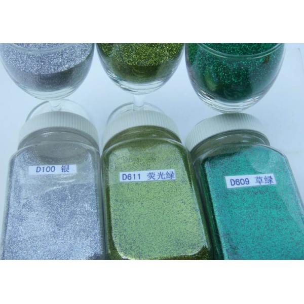 Colorful Shinty Hexagon Glitter Powder Non - Toxic Top Grade For Dye Fabric
