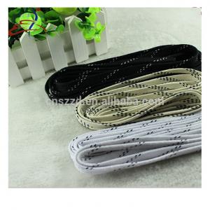 China 10mm Ice Hockey Skate Laces Polyester Waxed Hockey Laces on sale