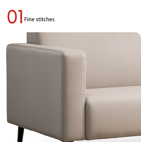 Solid Wood Frame Plywood Customized Sofa for Modern and Comfortable Office of Administrative Boss