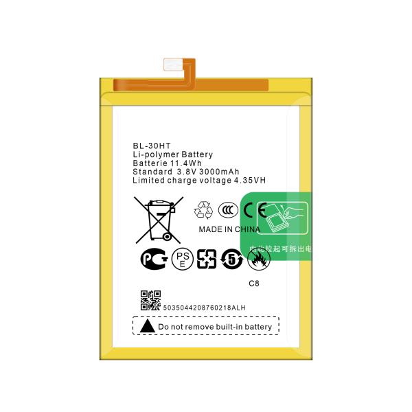 BL-30HT 3000mAh 3.85V Lithium Polymer Battery for Tecno C8 Mobile Phone Models Camon C8