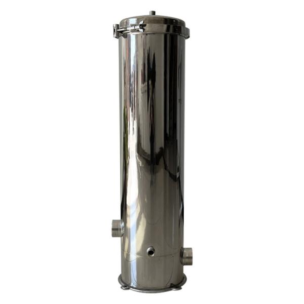 Quality Flange Connection Multi Cartridge Filter Housing 2-20 Cartridge Number Mirror Polished Surface Finish for sale