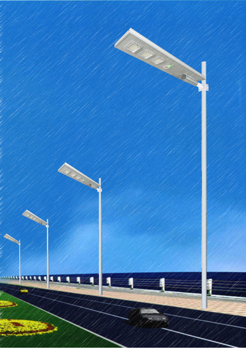 500W-1500W Solar Street Light with 6000K Color Temp and Durable Aluminum Alloy Housing