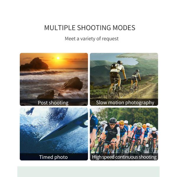 4k 30fps Waterproof Handheld Camcorder 48M EIS Handy HD Mini DV Camera