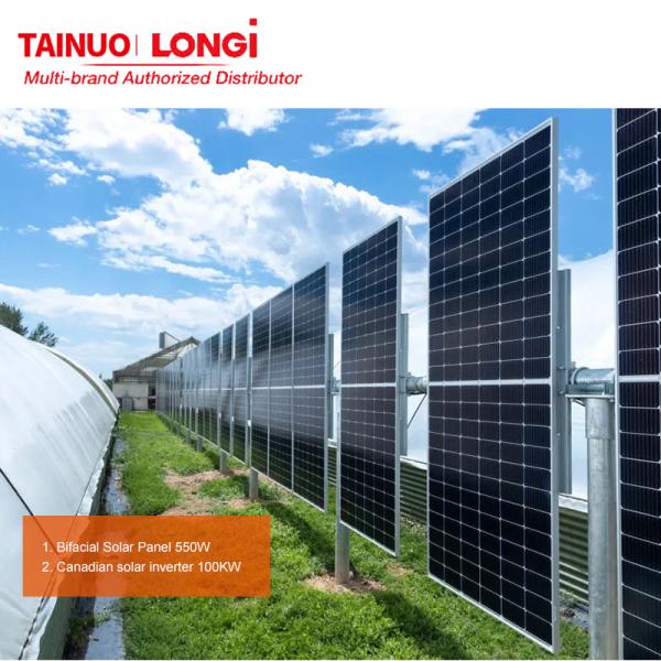 460W 455W 450W 380W 375W 370W Longi Mono Half Cell Solar Panel for Residential Energy