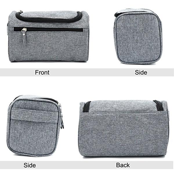 Polyester Travel Hygiene Bag Shaving Bag Zip With Convenient Carrying Handle