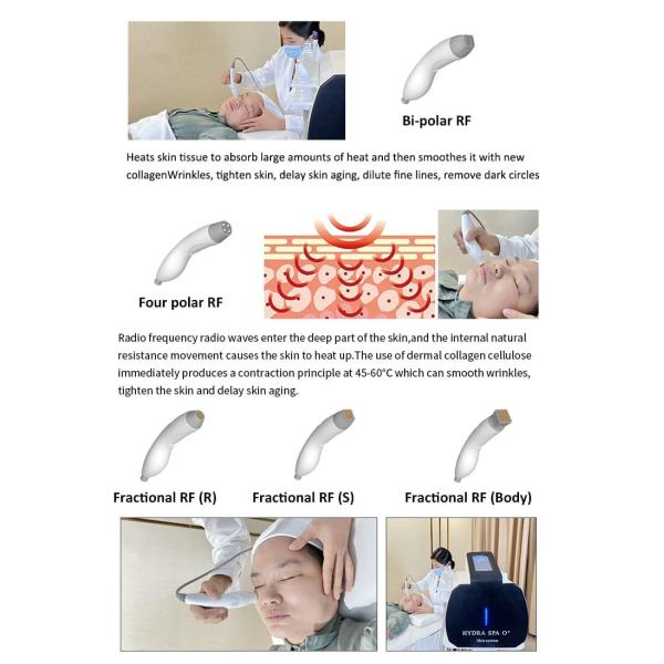 Hydra Dermabrasion Machine 200W Diamond Peeling Microdermabrasion Machine 8 In 1