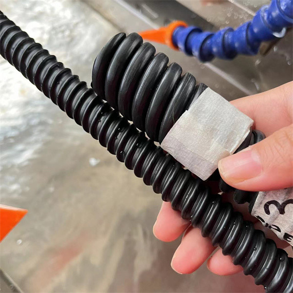 Prestressed Corrugated Pipe Making Machine Water Cooling / Wind Cooling