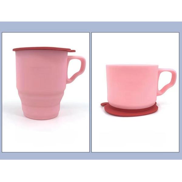 Food Grade 180ml 300ml Collapsible Silicone Mug Travel Cup