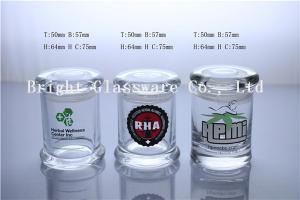 China sparyed color glass jar with lid for wholesale wholesale