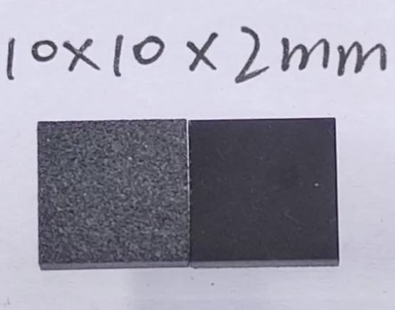 Black Polycrystalline BDD Diamond Boron Doped CVD Diamond Rough Surface High Pure