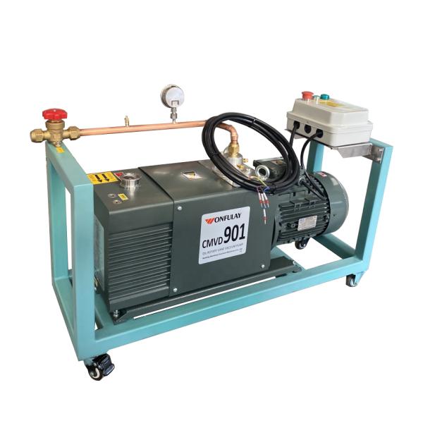 2HP refrigerant vapor recovery ac charging machine recharge machine air conditioner R134a oil less recovery system
