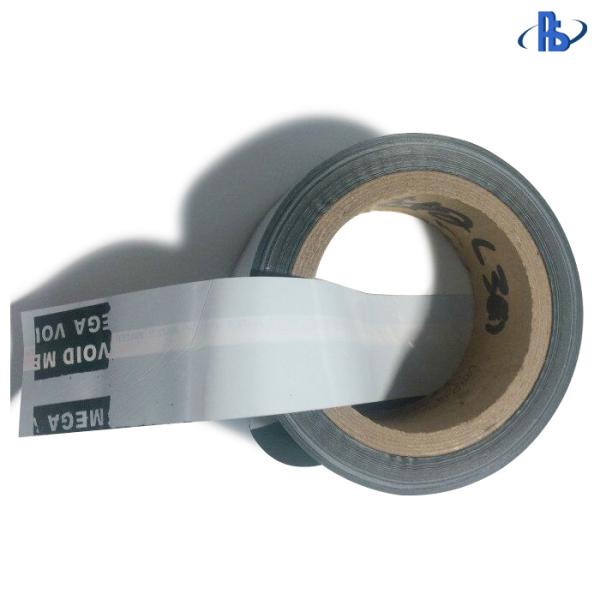 Total Transfer Security VOID Tape With Acrylic Pressure Sensitive Adhesive