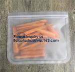 Food Snacks Extra Thick FDA Grade Leakproof Reusable PEVA Storage Bag,Seal
