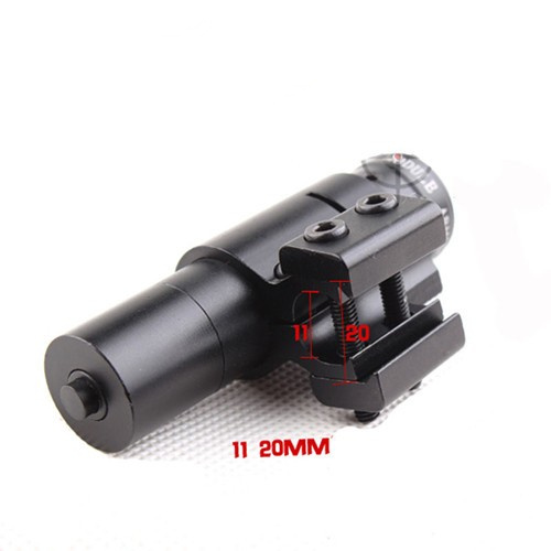 3V MINI Red Laser Bore Sighter With 11MM Interchangeable Mount 80mm