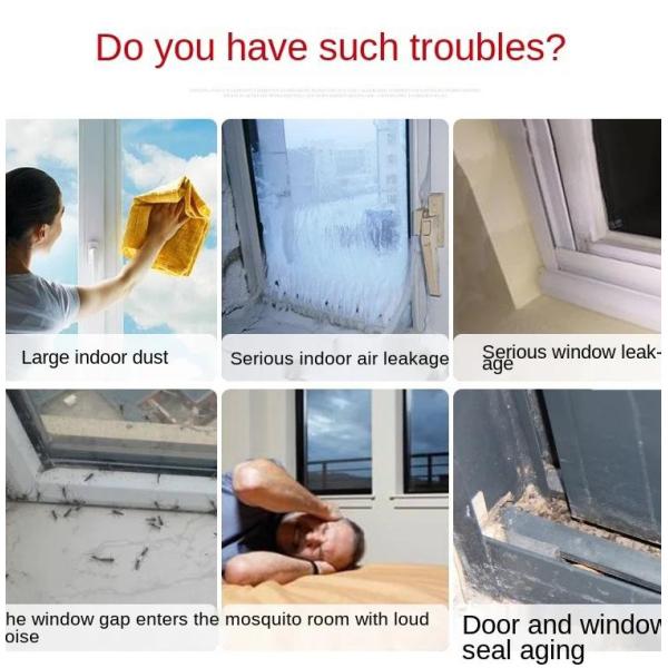 Multi Functional EPDM Silicone Weather Stripping Door Bottom Seal Rubber