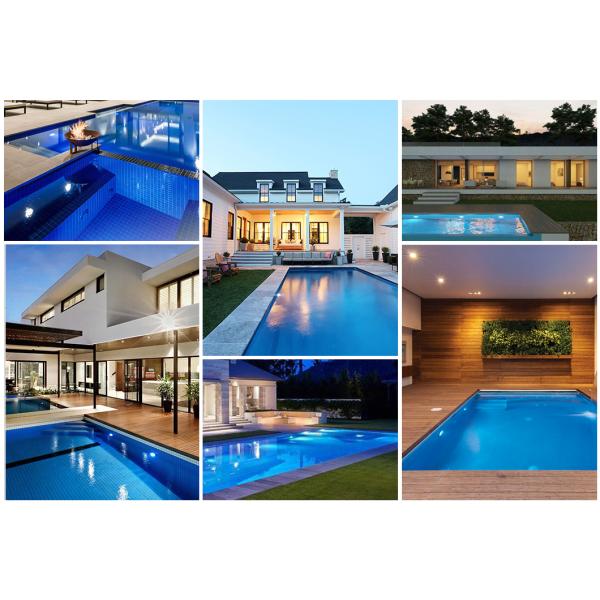 RGB SMD5050 Wall Mounted Led Pool Light VDE Transparent PC Waterproof