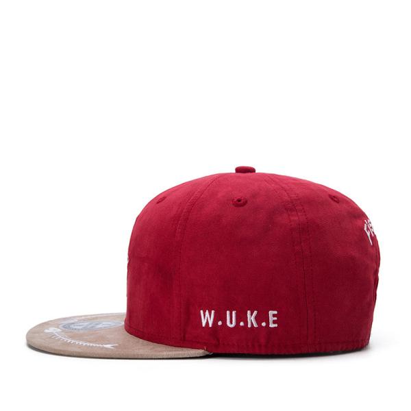 custom Hot sale simple cute suede snapback cap wholesale flat brim hip hop hat size:57-62cm color: blue