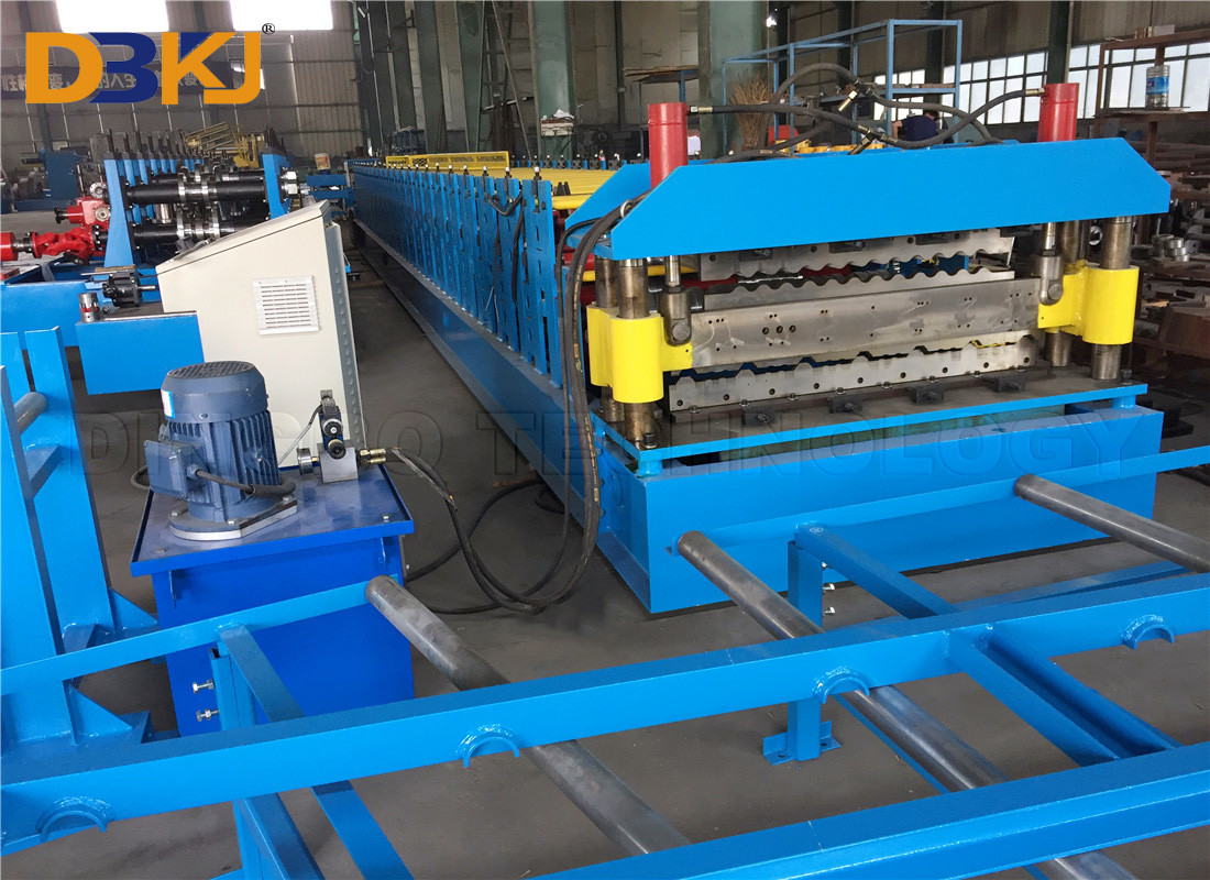 China IBR And Corrugated Double Layer Roof Roll Forming Machine with Colored And Galvanized Steel Sheet wholesale
