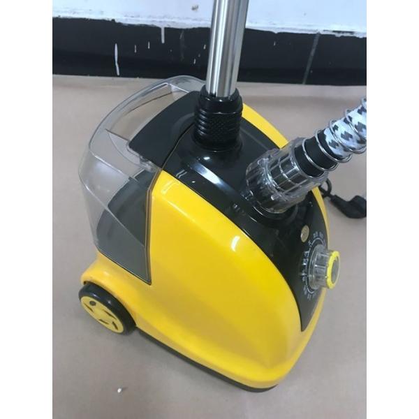 Yellow Clothes Garment Steamer Large Water Tank For Temperature Fuse Protection
