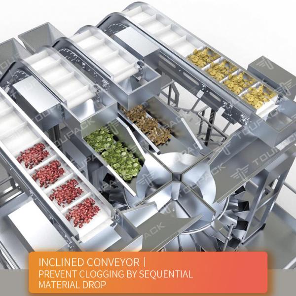 Mixed Packaging System Dried Fruit Vffs Packaging Machine Snack Food Multihead Weigher