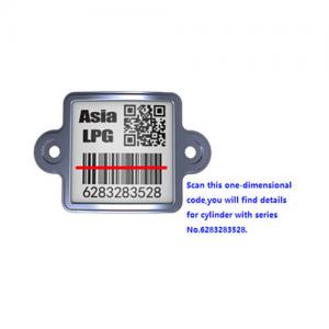 China UV Proof Wireless Scan QR Code LPG Gas Tank Barcode Tag Asset Tracking wholesale