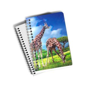 Mini Custom Lenticular Printing Notebooks PET Cover Note Pad 12x8cm