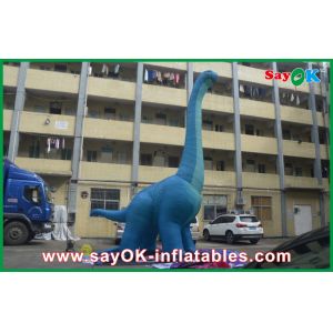 Buy cheap 10m Blue Large Inflatable Dinosaur PVC Waterproof Blow Up Cartoon Characters from wholesalers