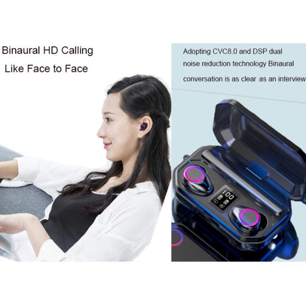 Wireless Earphones Bluetooth Sports Earbuds with 2000mAh Battery Mic Noise reduction