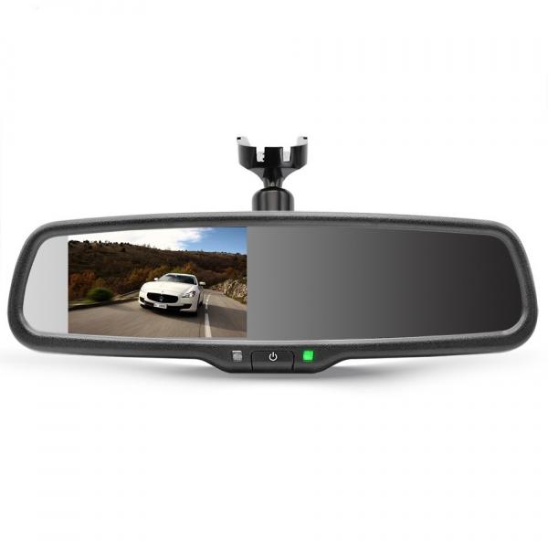 Quality Car Windscreen LCD Rear View Mirror , Wireless Rearview Mirror Backup Camera 4.3" for sale