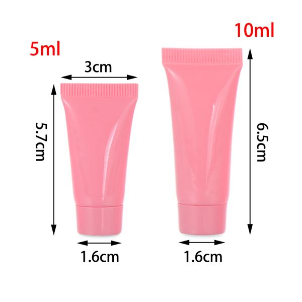 Screw Cap PET Soft Refillable Hand Lotion Tubes 15ml 20ml 30ml
