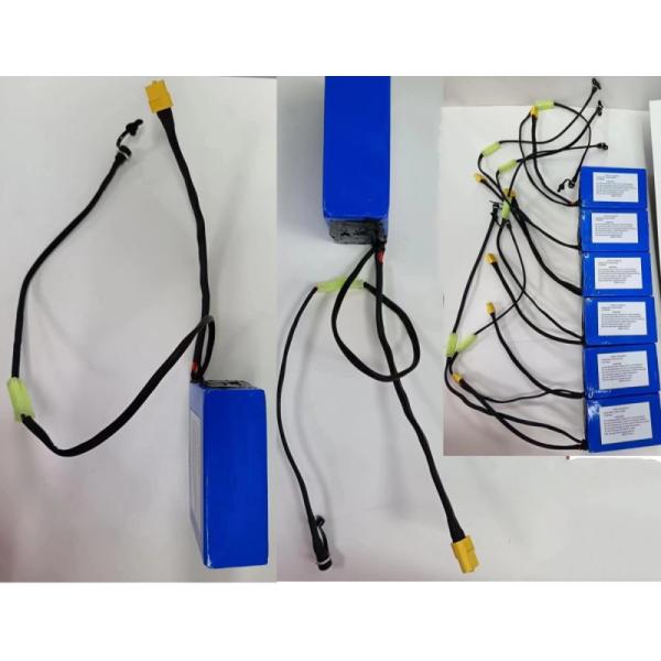 Customized 18650 Battery Pack 36V 2600mAh 10 Cells With Small Tamiya Transfer Plug To Charge