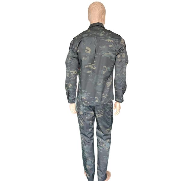 Poly Cotton Lightweight Uniform Set Night Pattern Camo Jacket and Trousers Waterproof Breathable Military Uniform Clothing For Soldiers