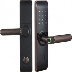 China High Quality Fingerprint Tuya WiFi APP Smart Zinc Alloy Lock Door Lock For Apartment House wholesale