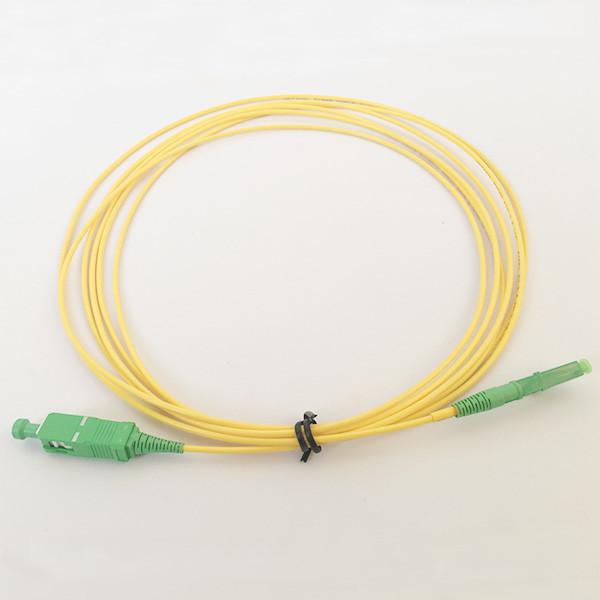Quality Sc Lc Connector Fiber Optic Cable Patch Cord Singlemode 9/125μM 2.0mm PVC Material for sale