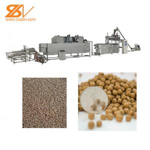 China 3000-3500 kg/ hour Twin Screw Extruder For Floating Fish Feed Pellet Machine wholesale