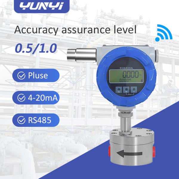 Yunyi OEM Wireless Oval Gear Flow Sensor Flange Thread Clamp Customizable Range 0.1-50L/min Temperature 150°C