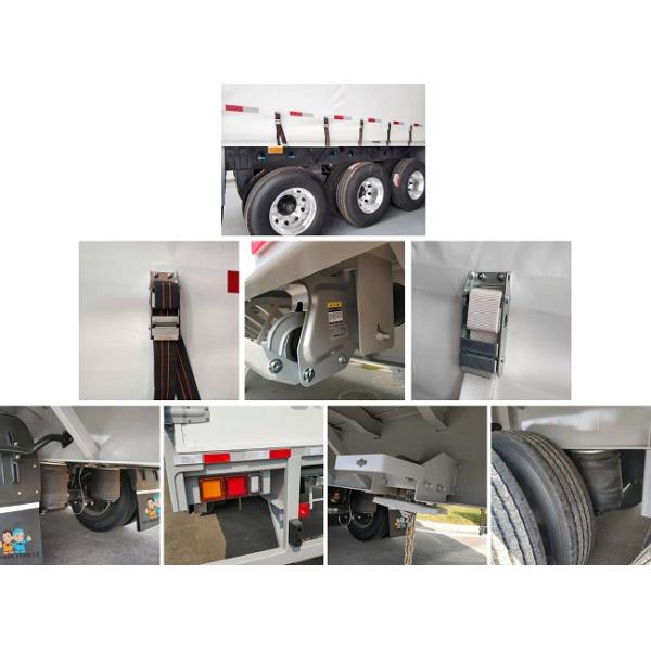 13T Axle 60T Cargo Box Conestoga CCC Curtain Side Trailers