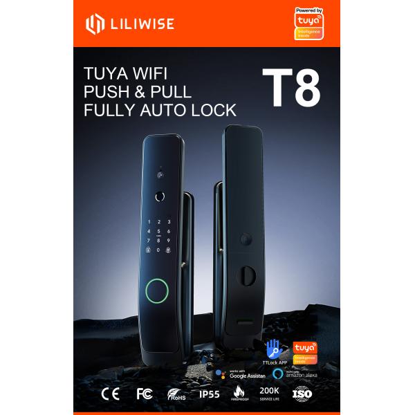 ODM Camera Door Lock Smart Video Door Phone Tuya APP BLE