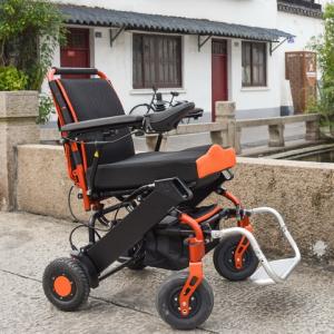 China ISO Lightweight Folding Electric Wheelchair 100KG Load 150W X 2 Power wholesale