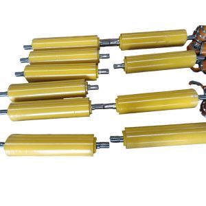 China Wear Resistant PU Polyurethane Coating Roller 90 A Shore For Conveyor System wholesale