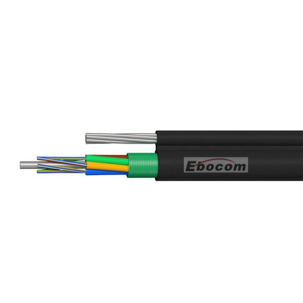 Gytc8AS Figure 8 Fiber Optic Cable 2-144 Core PE jacket SM armoured Overhead Self-supporting Outdoor networking