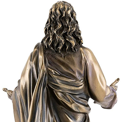 175cm Religious Meditating Bronze Jesus Statue ISO9001 Standard