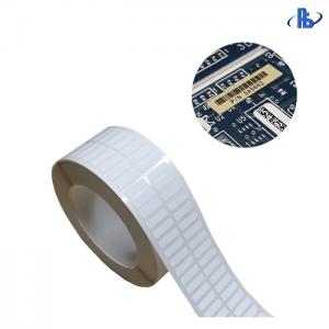 China Printable Polyimide Labels , Heat Resistant Security Barcode Labels wholesale