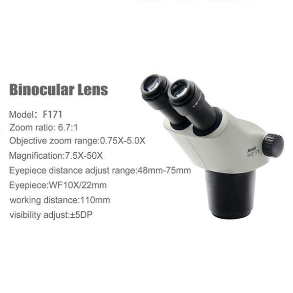 Binocular Jewelry Appraisal Compound Optical Microscope For Gem 7.5X-50X
