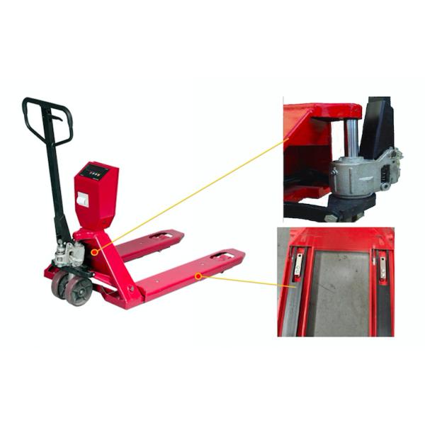 Explosion Proof Pallet Jack With Weight Scale / Hand Pallet Truck With Weighing Scale