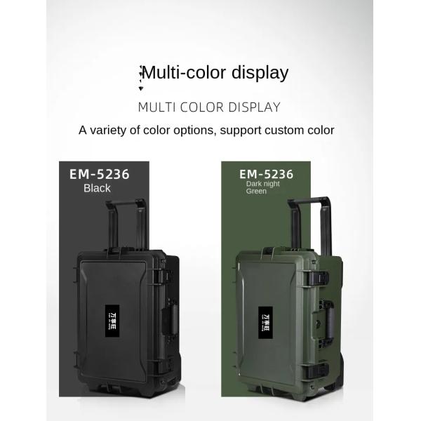 Multi-purpose Usage Waterproof Tool Box Additional Features and Removable Dividers for Versatile