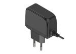 EU Plug Fast Mobile Charger Black High Speed Fast Charging Adapter