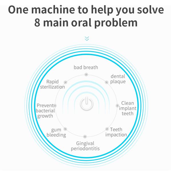Nicefeel 0.05-0.7ppm Ozone Oral Irrigator Dental Water Flosser